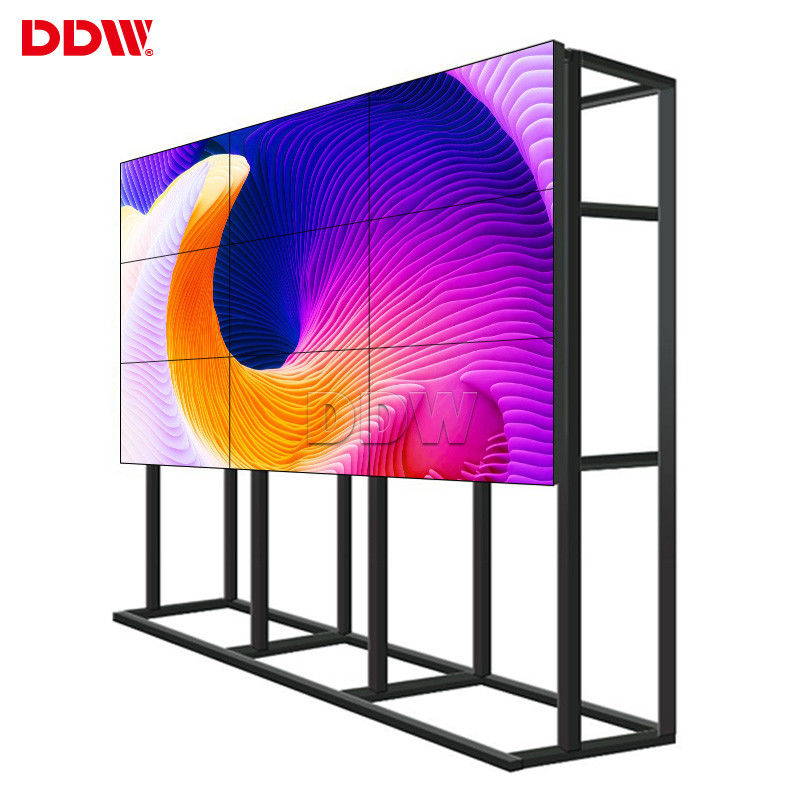 46 DDW LCD Video Wall 1.7mm Ultra Narrow Bezel For Shopping Mall DP Loop Out