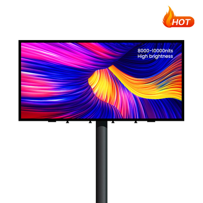 IP68 वाटरप्रूफ हाई-ब्राइटनेस एलईडी स्क्रीन 960x960mm P5 P6.67 P8 P10, आउटडोर विज्ञापन के लिए 8000-10000nits