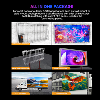 IP68 वाटरप्रूफ हाई-ब्राइटनेस एलईडी स्क्रीन 960x960mm P5 P6.67 P8 P10, आउटडोर विज्ञापन के लिए 8000-10000nits